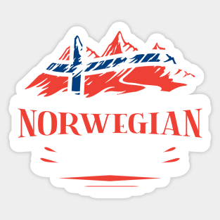 The Norwegian dream - For Norway lovers. Sticker